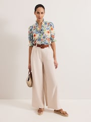 Phase Eight Cream Izara Print Top - Image 5 of 6