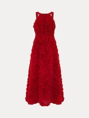 Phase Eight Red Angeline Midaxi Dress - Image 7 of 7