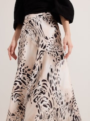 Phase Eight Black Animal Print Orla Skirt - Image 4 of 5