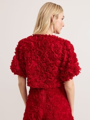 Phase Eight Red Angeline Jacket - Image 2 of 7
