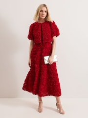 Phase Eight Red Angeline Jacket - Image 4 of 7