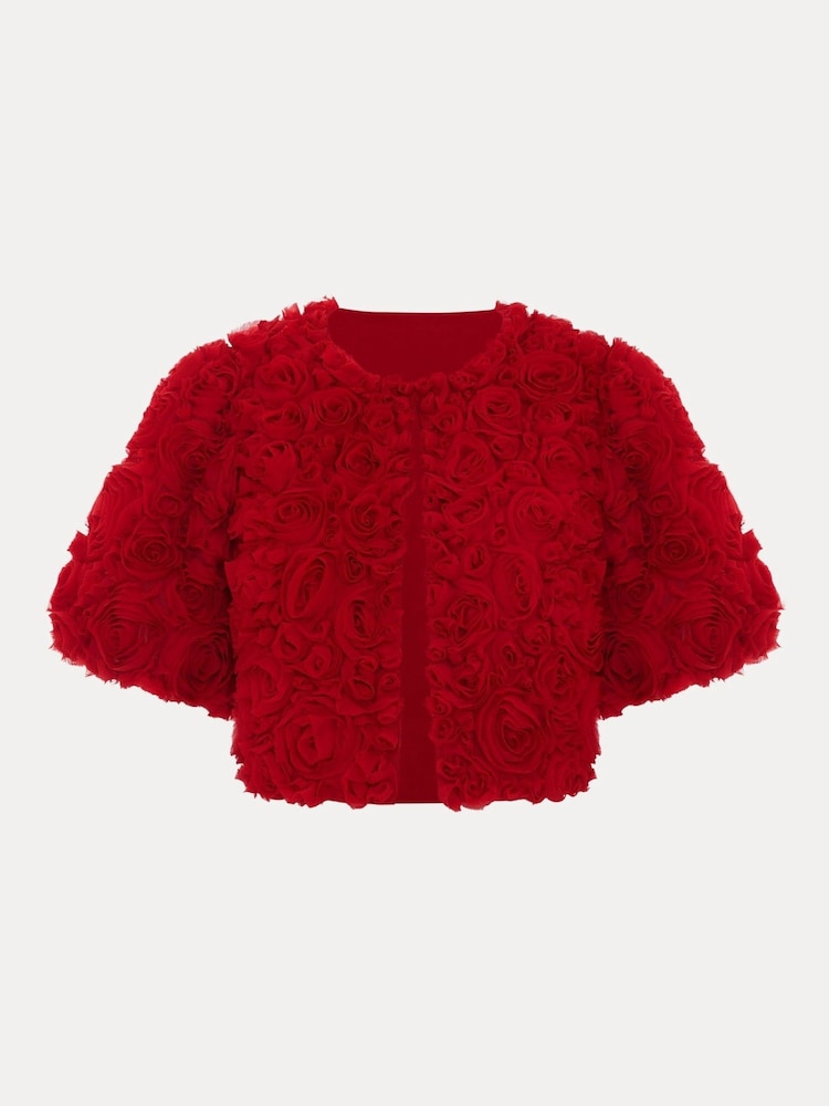 Phase Eight Red Angeline Jacket - Image 7 of 7