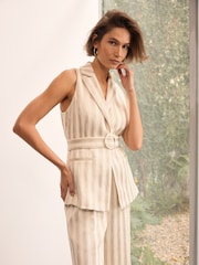 Phase Eight White Tabitha Waistcoat - Image 1 of 8
