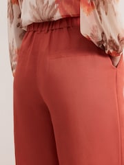 Phase Eight Brown Lottie Linen Trousers - Image 6 of 8