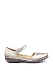 Hotter Gold Regular Fit Eloise Buckle Shoes - Image 1 of 4