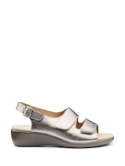 Hotter Red Wide Fit Easy II Touch-Fastening Sandals - Image 1 of 4