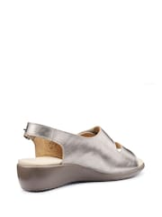 Hotter Red Wide Fit Easy II Touch-Fastening Sandals - Image 3 of 4