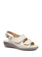 Hotter Natural Wide Fit Easy II Touch-Fastening Sandals - Image 2 of 5