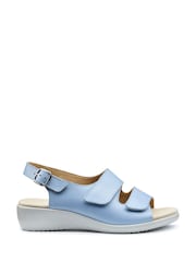 Hotter Blue Regular Fit Easy II Touch-Fastening Sandals - Image 1 of 4