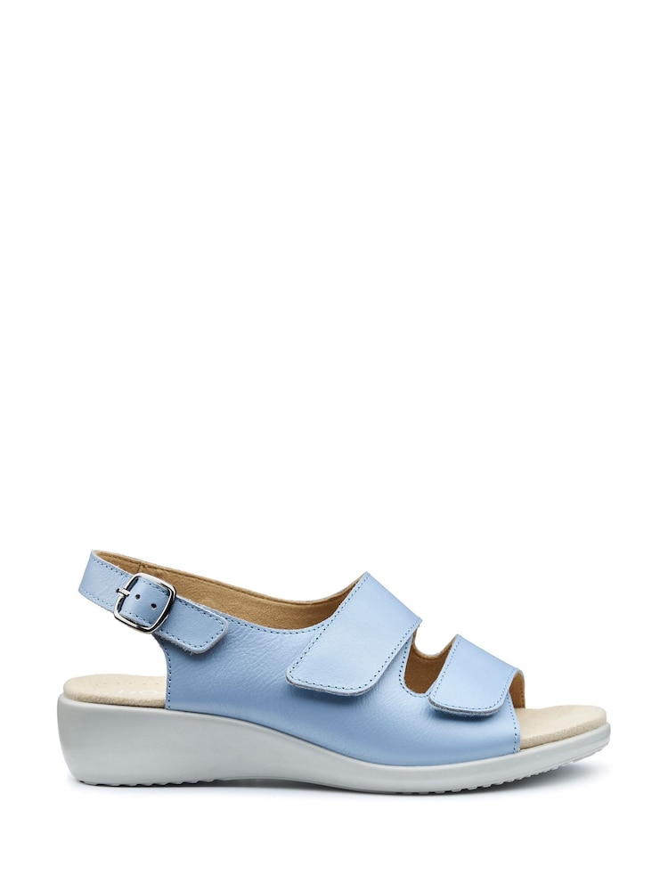 Hotter Blue Regular Fit Easy II Touch-Fastening Sandals - Image 1 of 4