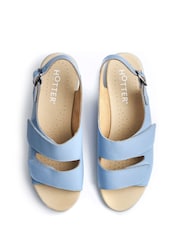 Hotter Blue Regular Fit Easy II Touch-Fastening Sandals - Image 4 of 4