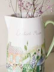 Pastel House Scene Loveliest Mum Jug Vase - Image 2 of 3