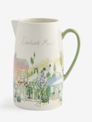 Pastel House Scene Loveliest Mum Jug Vase - Image 3 of 3
