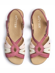 Hotter Red Regular Fit Flare Touch Fastening Sandals - Image 4 of 4