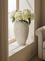 Natural Ceramic Fairford Textured Extra Large Vase - Image 1 of 4