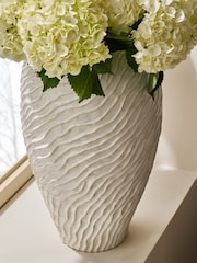Natural Ceramic Fairford Textured Extra Large Vase - Image 2 of 4