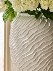 Natural Ceramic Fairford Textured Extra Large Vase - Image 3 of 4