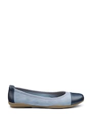 Hotter Blue Wide Fit Ivy Slip-On Shoes - Image 1 of 4
