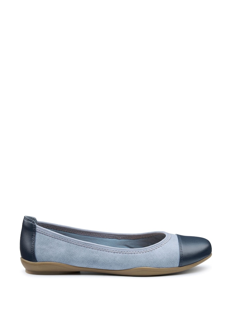 Hotter Blue Wide Fit Ivy Slip-On Shoes - Image 1 of 4