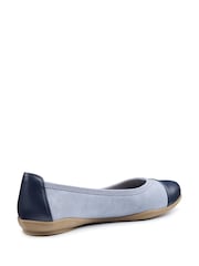 Hotter Blue Wide Fit Ivy Slip-On Shoes - Image 3 of 4