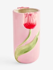 Pink 3D Tuilp Ceramic Vase - Image 3 of 3