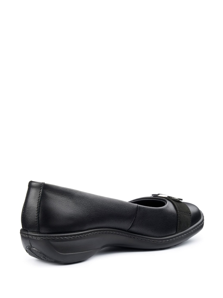 Hotter Black Regular Fit Grace Slip-On Shoes - Image 3 of 4