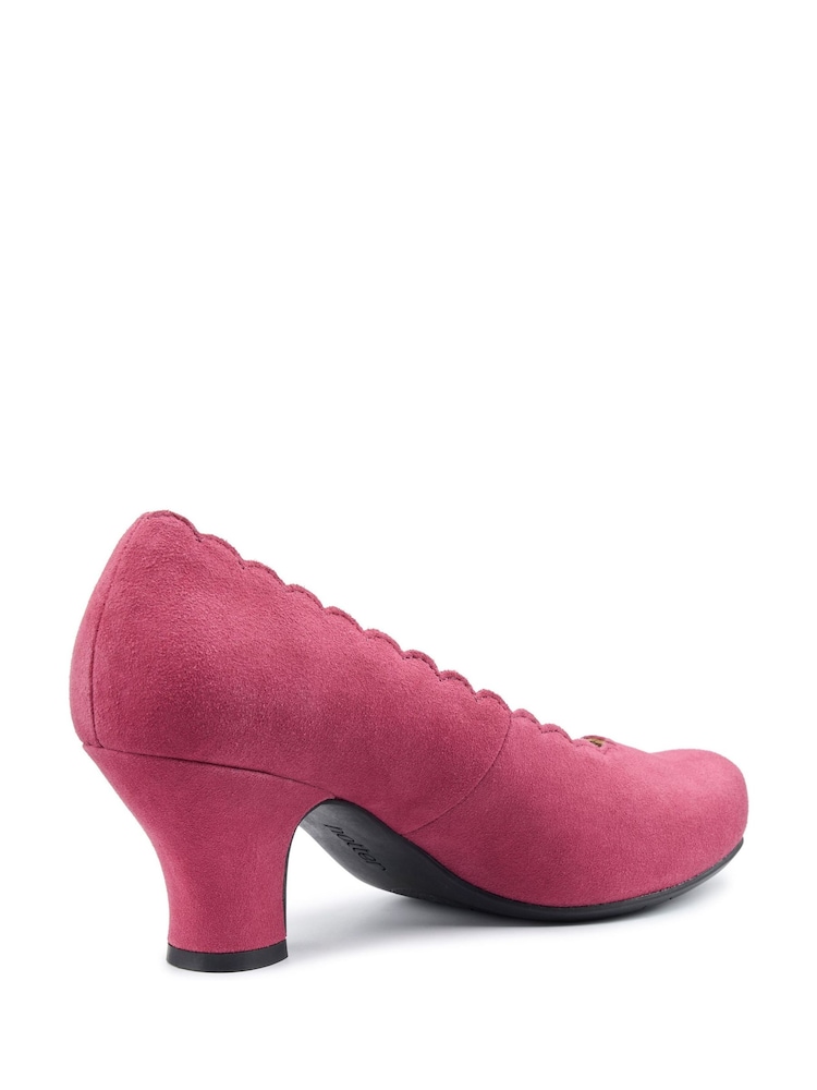 Hotter Pink Regular Fit Jive Slip-On Shoes - Image 3 of 4