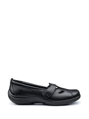 Hotter Black Wide Fit Nirvana Slip-On Shoes - Image 1 of 4