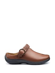 Hotter Brown Regular Fit Magical Slip-On Buckle Shoes - Image 1 of 4