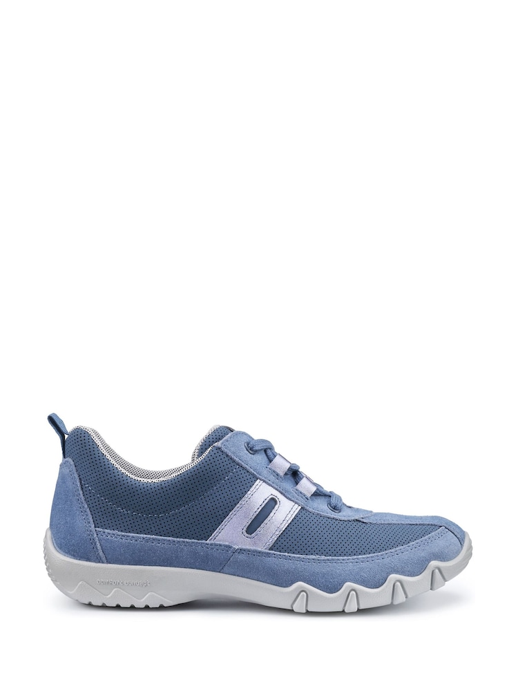 Hotter Blue Wide Fit Leanne II Lace-Up Shoes - Image 1 of 4