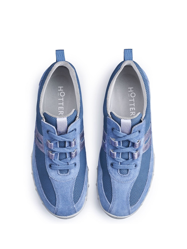 Hotter Blue Wide Fit Leanne II Lace-Up Shoes - Image 4 of 4