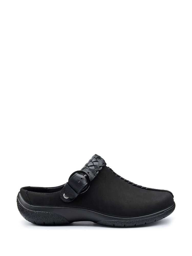 Hotter Black Wide Fit Magical Slip-On/Buckle Shoes - Image 1 of 4