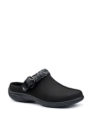 Hotter Black Wide Fit Magical Slip-On/Buckle Shoes - Image 2 of 4