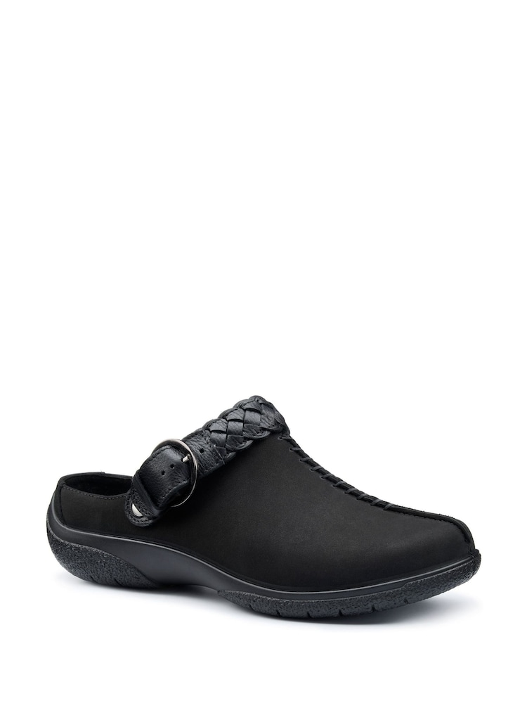 Hotter Black Wide Fit Magical Slip-On/Buckle Shoes - Image 2 of 4