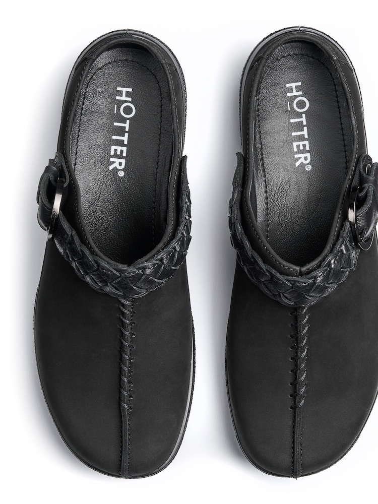 Hotter Black Wide Fit Magical Slip-On/Buckle Shoes - Image 4 of 4 Hotter Black Wide Fit Magical Slip-On/Buckle Shoes - Image 4 of 4