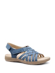 Hotter Blue Regular Fit Maple Touch-Fastening Sandals - Image 2 of 6
