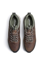 Hotter Brown Regular Fit Mission WP II Lace-Up Shoes - Image 4 of 4