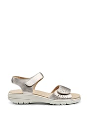 Hotter Gold Regular Fit Leah II Touch Fastening Sandals - Image 1 of 4