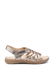Hotter Red Regular Fit Maple Touch-Fastening Sandals - Image 1 of 4