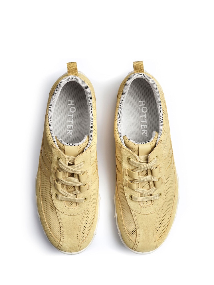 Hotter Yellow Regular Fit Leanne II Lace-Up Shoes - Image 4 of 4
