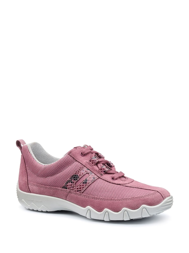 Hotter Pink Wide Fit Leanne II Lace-Up Shoes - Image 2 of 4