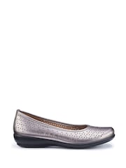Hotter Gold Wide Fit Livvy II Slip-On Shoes - Image 1 of 4