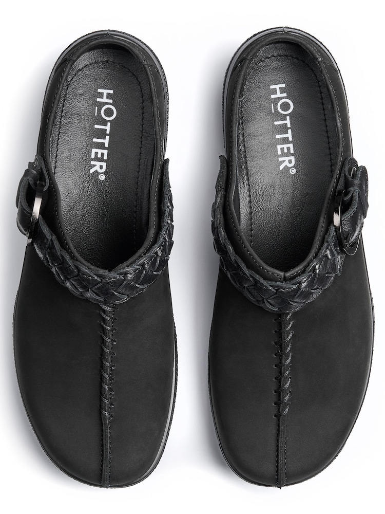 Hotter Black Regular Fit Magical Slip-On/Buckle Shoes - Image 4 of 4 Hotter Black Regular Fit Magical Slip-On/Buckle Shoes - Image 4 of 4