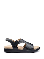 Hotter Black Regular Fit Marbella Touch Fastening Sandals - Image 1 of 4