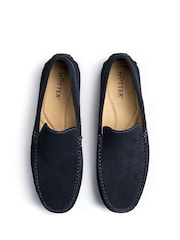 Hotter Blue Regular Fit Nathan Slip-On Shoes - Image 4 of 4