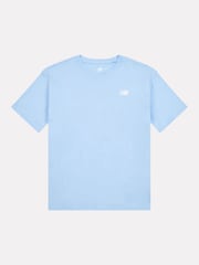 New Balance Blue Kids Jersey Small Logo 100% Cotton T-Shirt - Image 1 of 1