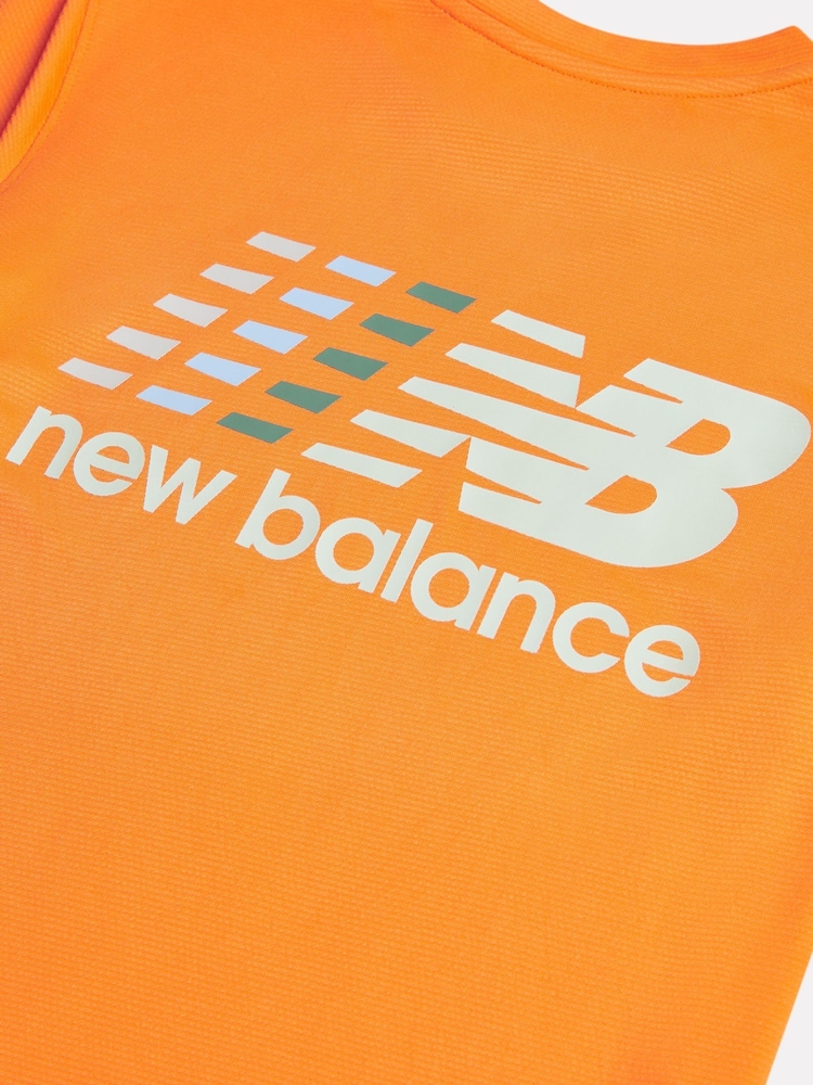New Balance Orange Kids Athletics T-Shirt - Image 10 of 10