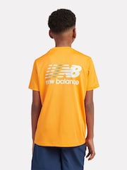 New Balance Orange Kids Athletics T-Shirt - Image 3 of 10