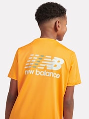 New Balance Orange Kids Athletics T-Shirt - Image 6 of 10
