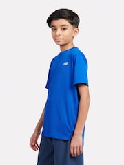 New Balance Blue Kids Athletics T-Shirt - Image 2 of 6